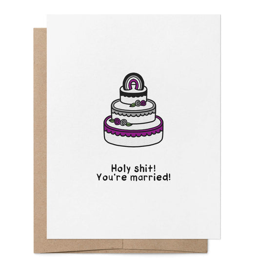 Asexual You're Married Card