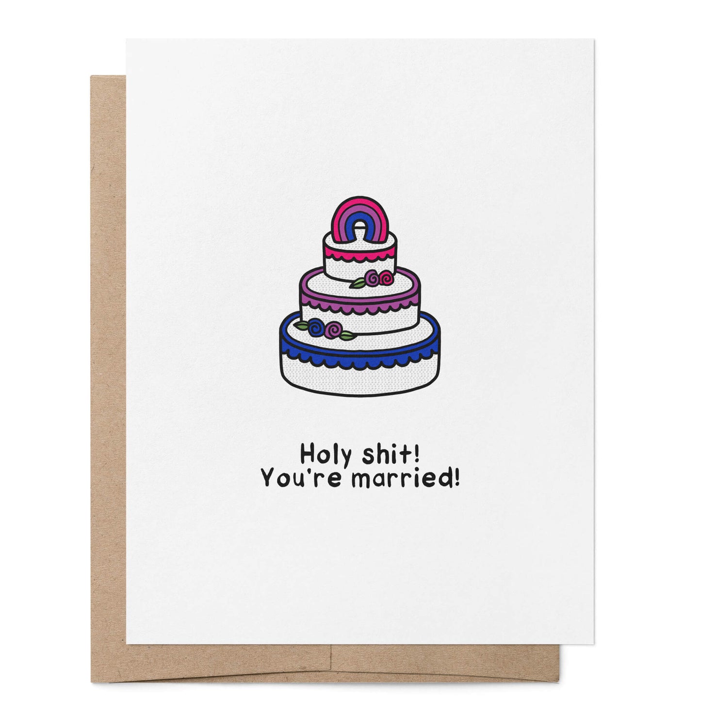Bisexual You're Married Card