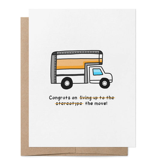 Congrats on the Move Card