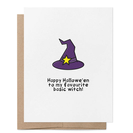 Happy Hallowe'en to My Favourite Basic Witch Card