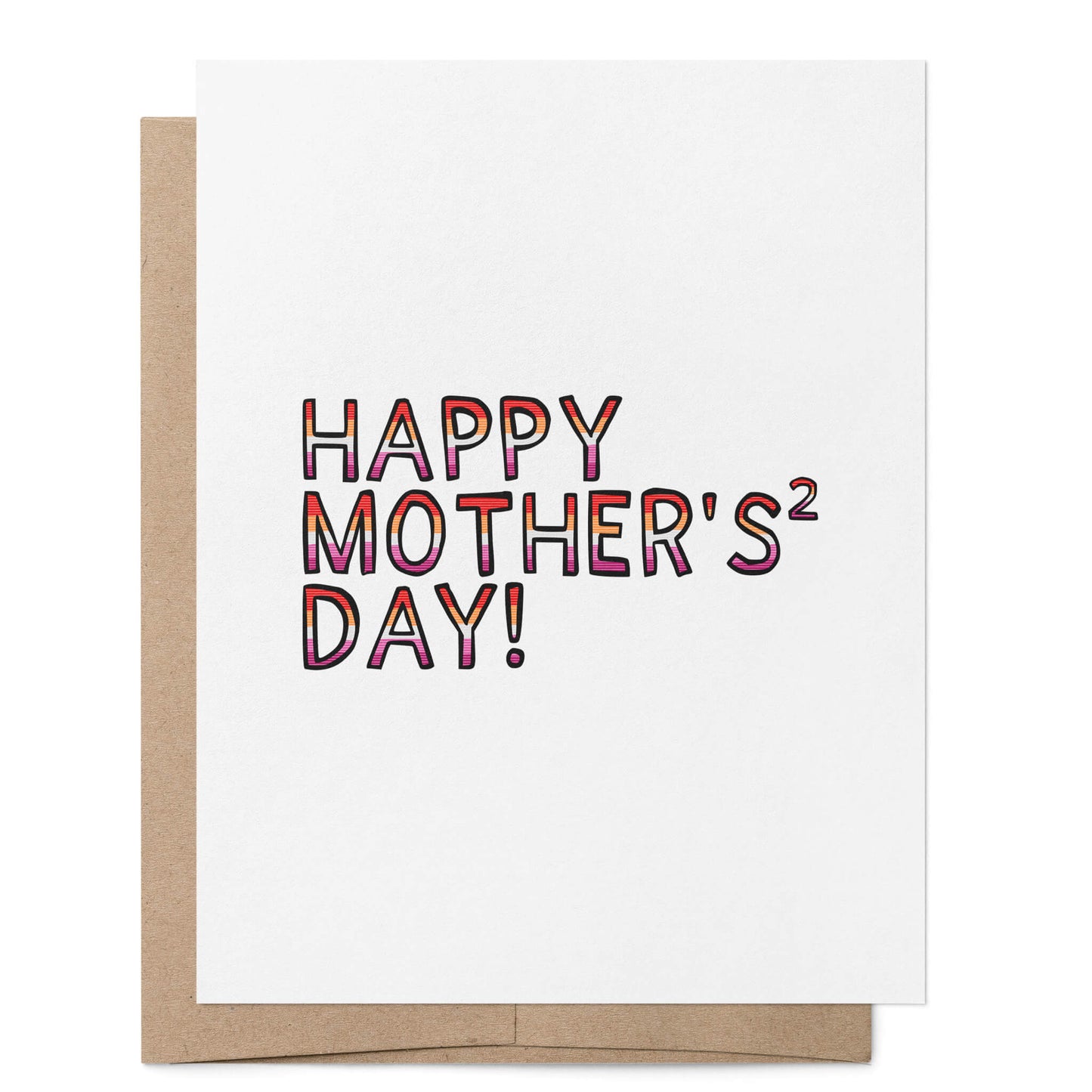 Happy Mother's (squared) Day Card