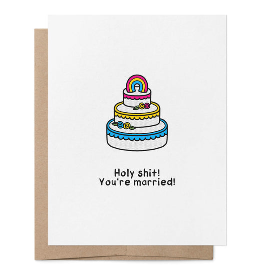 Pansexual You're Married Card