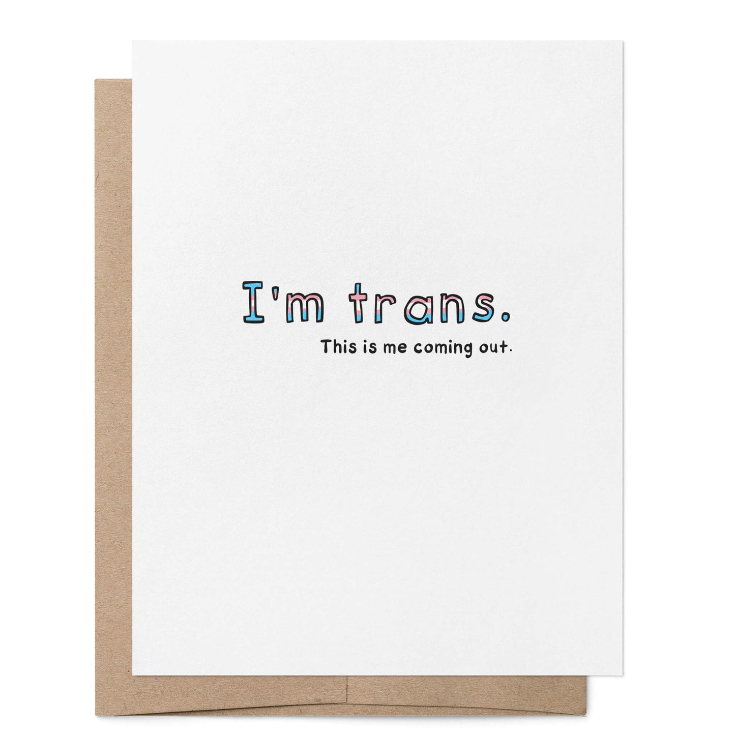 Trans Coming Out Card