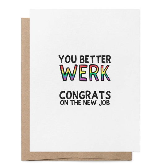 You Better Werk Card
