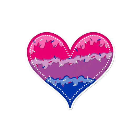 Bisexual Heart Sticker