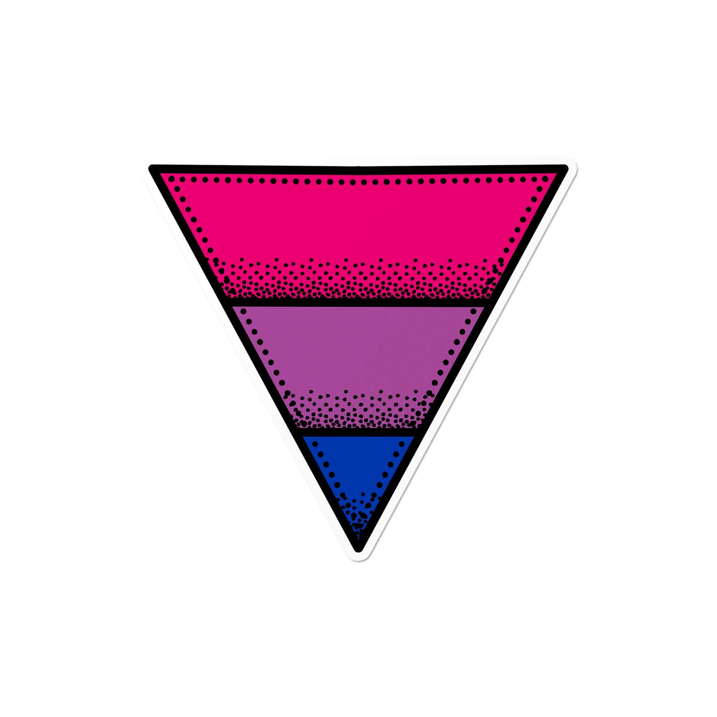 Bisexual Triangle Sticker