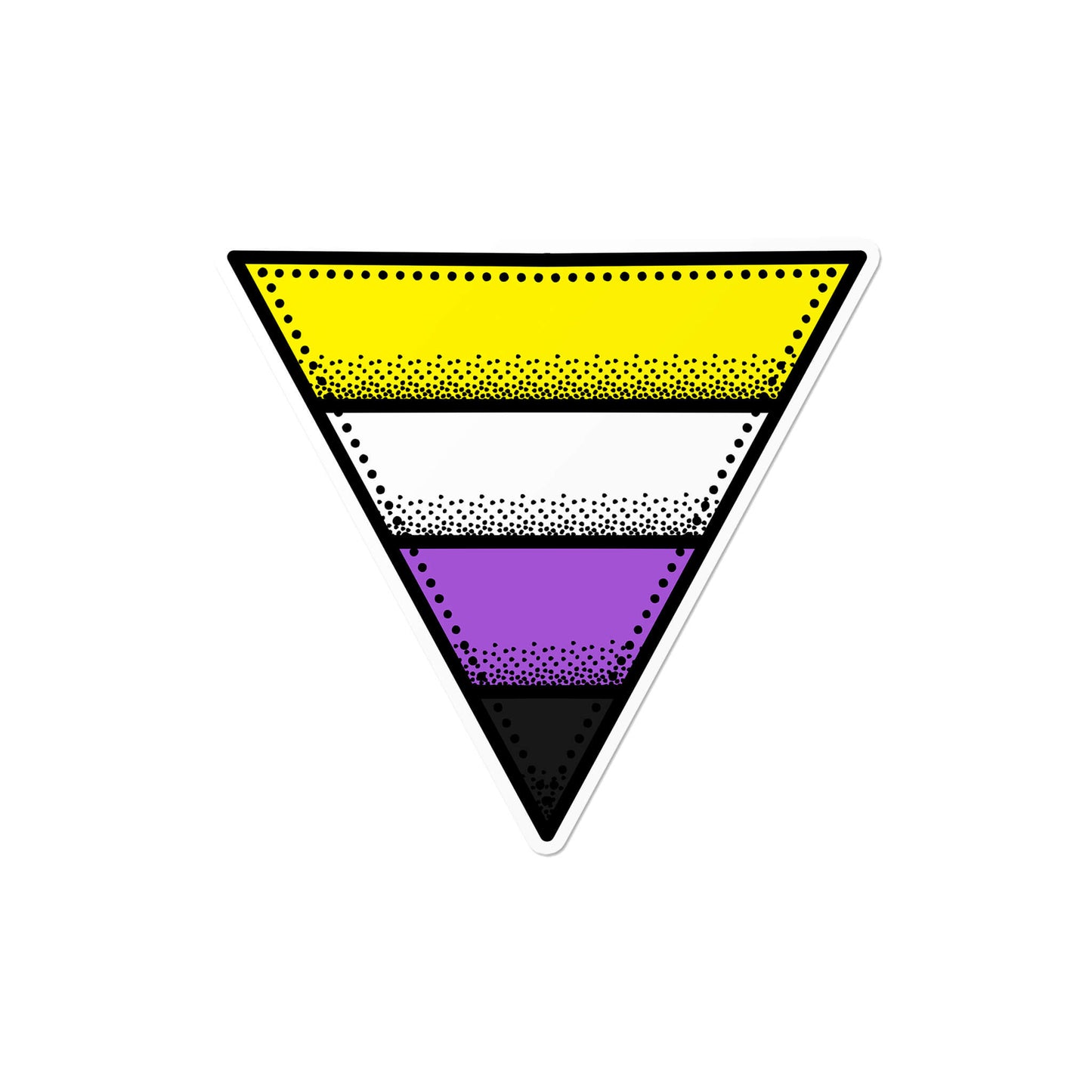 Nonbinary Triangle Sticker