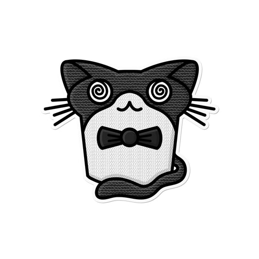 Tuxedo Cat Loaf Sticker