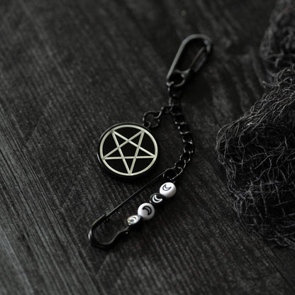 Pentacle Keychain