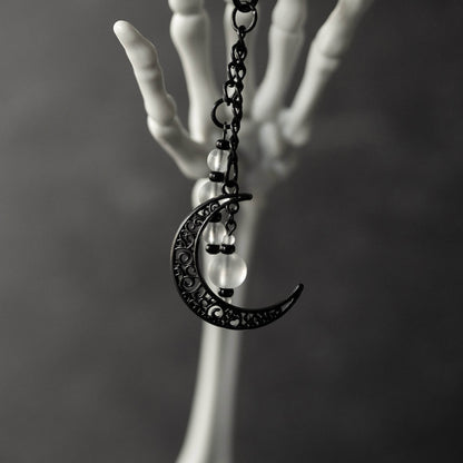 Crescent Moon Keychain